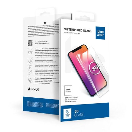 Tvrzené sklo Blue Star 5D Samsung Galaxy A26 5G (full glue/case friendly) - černé