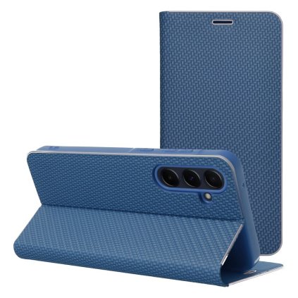 Pouzdro LUNA Book Carbon XIAOMI 14T Pro modré