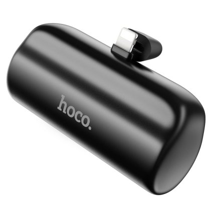 HOCO powerbank 5000 mAh s vestavěným konektorem Lightning 2A J106 černá
