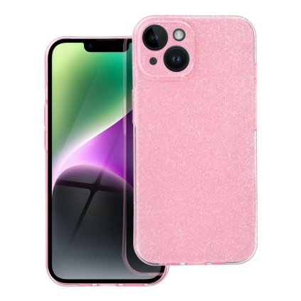 Pouzdro CLEAR CASE 2mm BLINK APPLE IPHONE 16e růžové