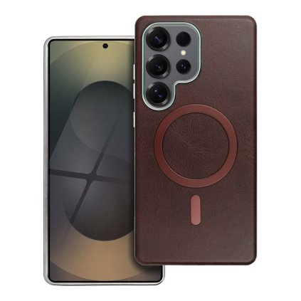 Pouzdro GENTLEMAN MagSafe SAMSUNG Galaxy A26 hnědé