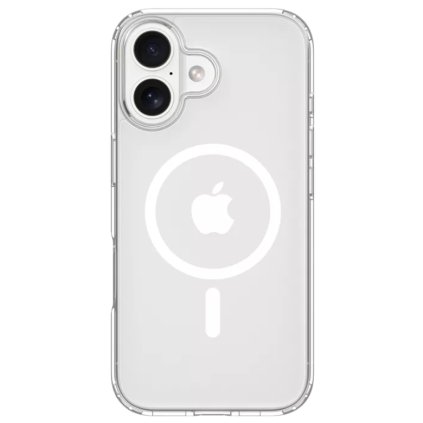 Devia Pure Clear Magnetic Shockproof obal pro iPhone 16 PLUS - Transparentní