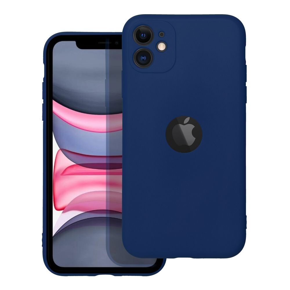 OEM Pouzdro Forcell SOFT APPLE IPHONE 11 ( 6,1" ) tmavě modré