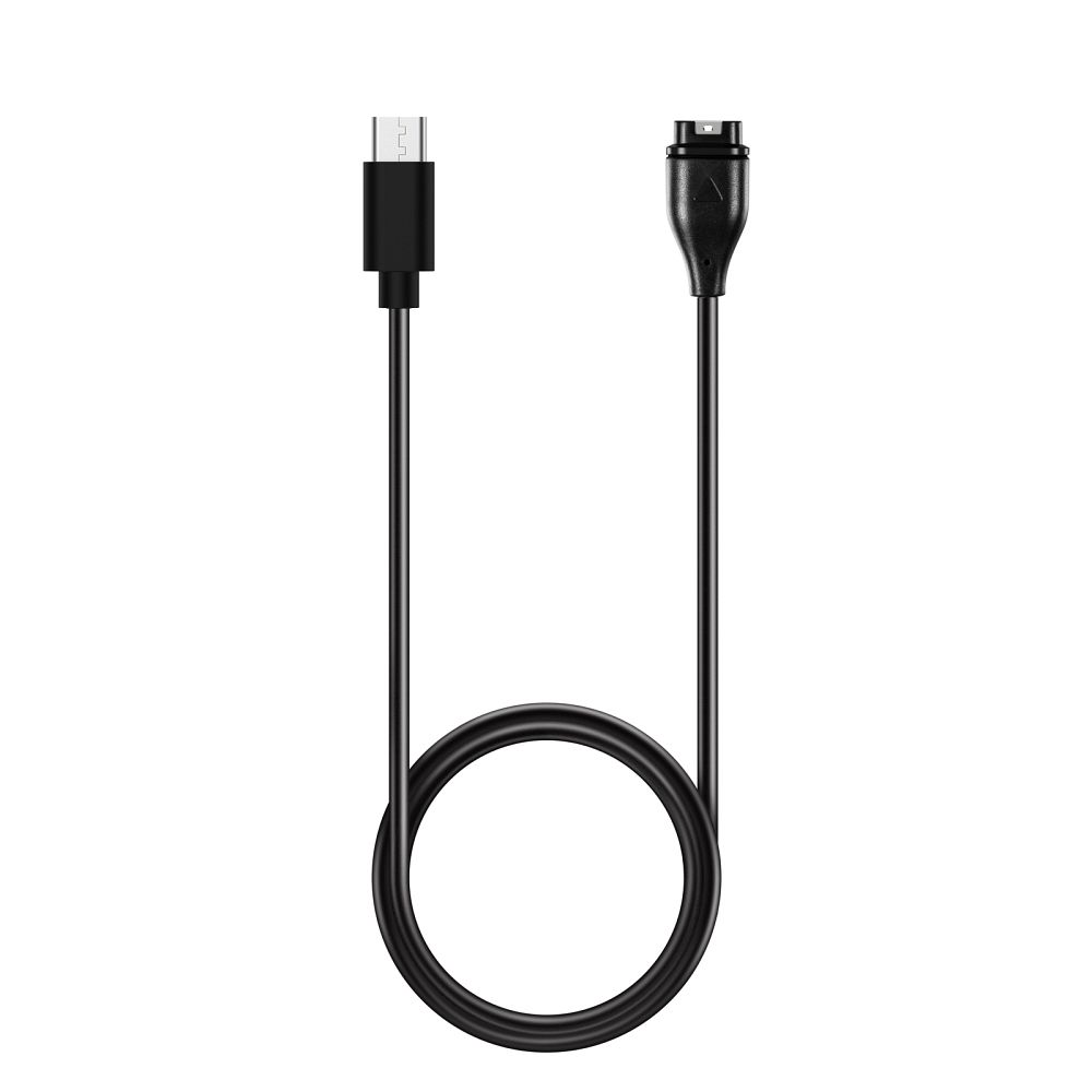 OEM Kabel Typ C nabíjení hodinek GARMIN FENIX 7, 6, 6X, 6S, 5, 5X, 5S, 5 Plus Vivoactive 3 itd. HD24 1m. černý