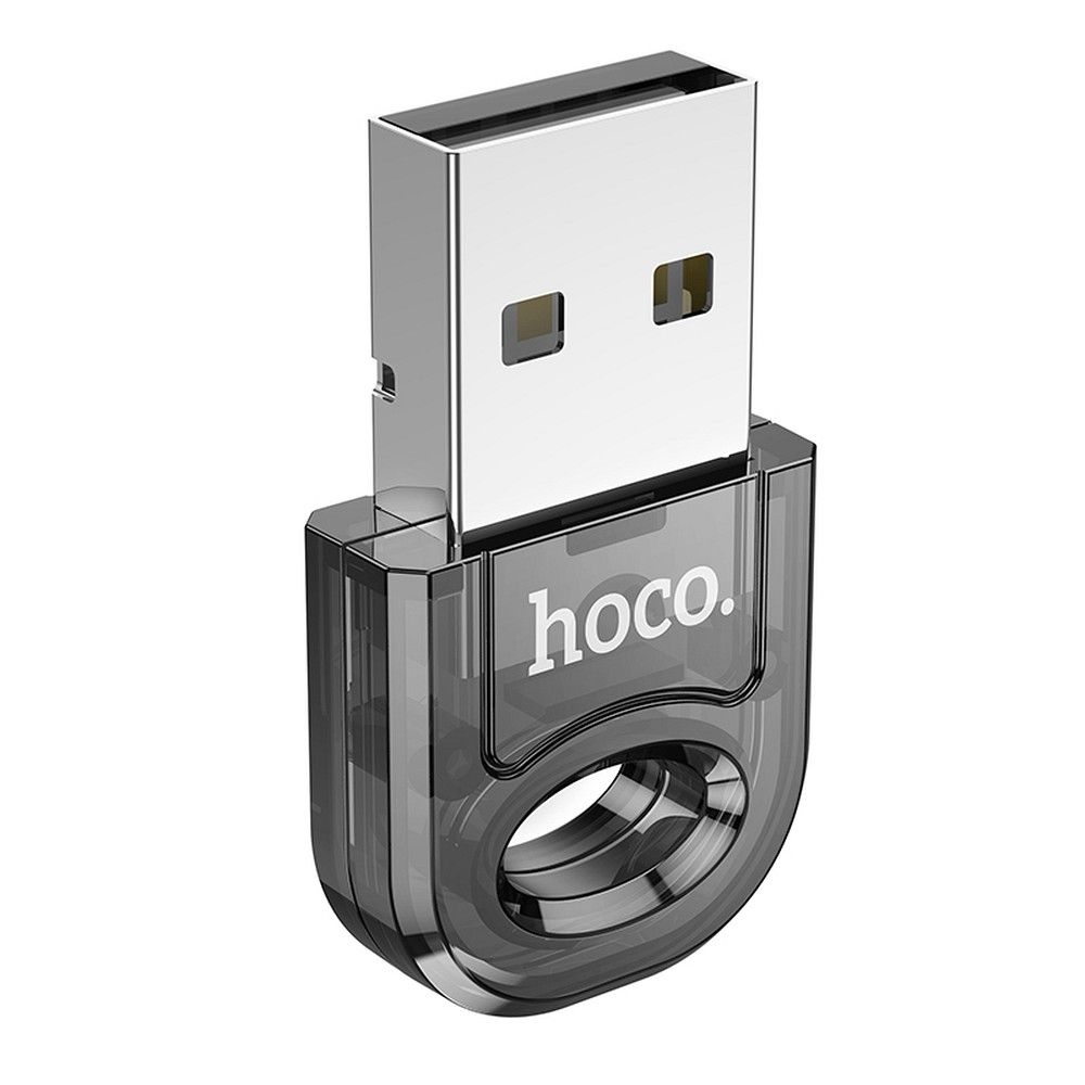 HOCO USB A bluetooth adaptér UA28 transparentní černý