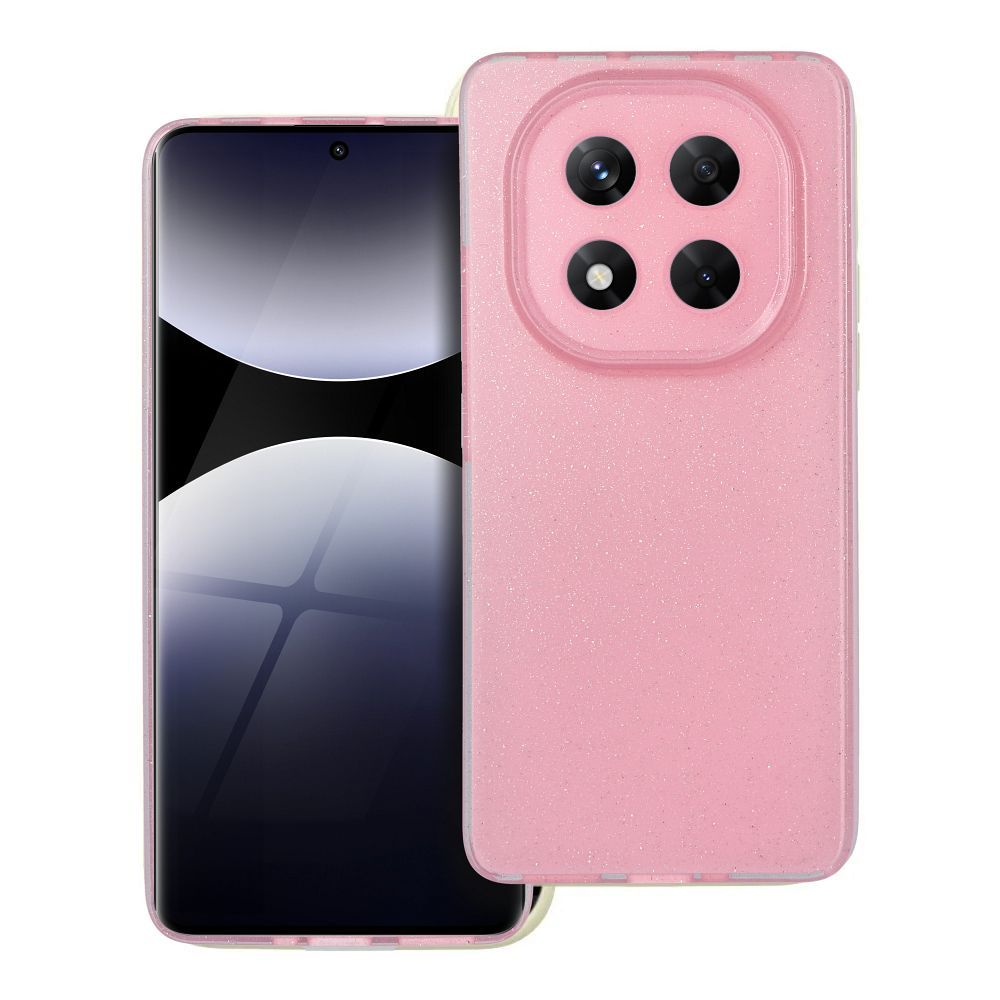 OEM Pouzdro CLEAR CASE 2mm BLINK XIAOMI Redmi NOTE 14 Pro 5G / 14 Pro Plus 5G růžové