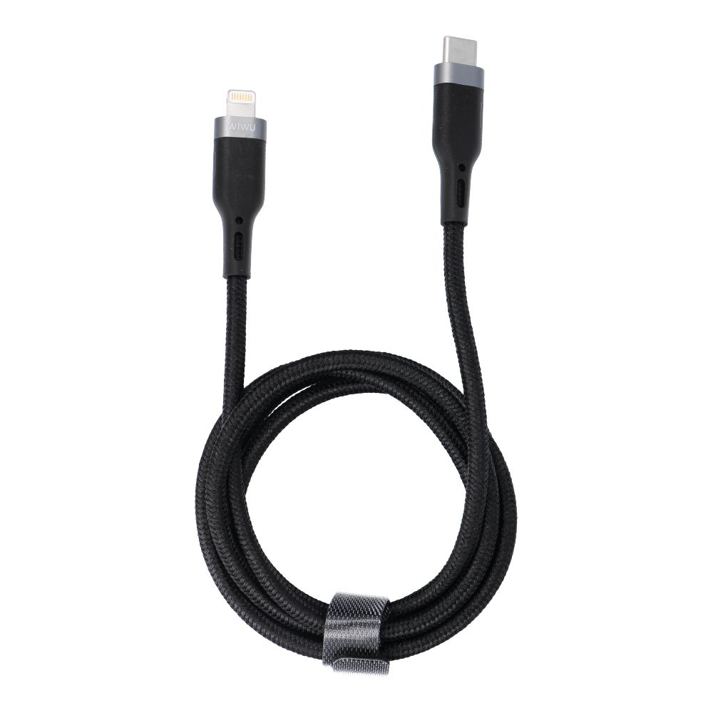 WiWU Kabel USB serie Platinum Wi-C013 USB C na Lightning 30W 1,2m - černý