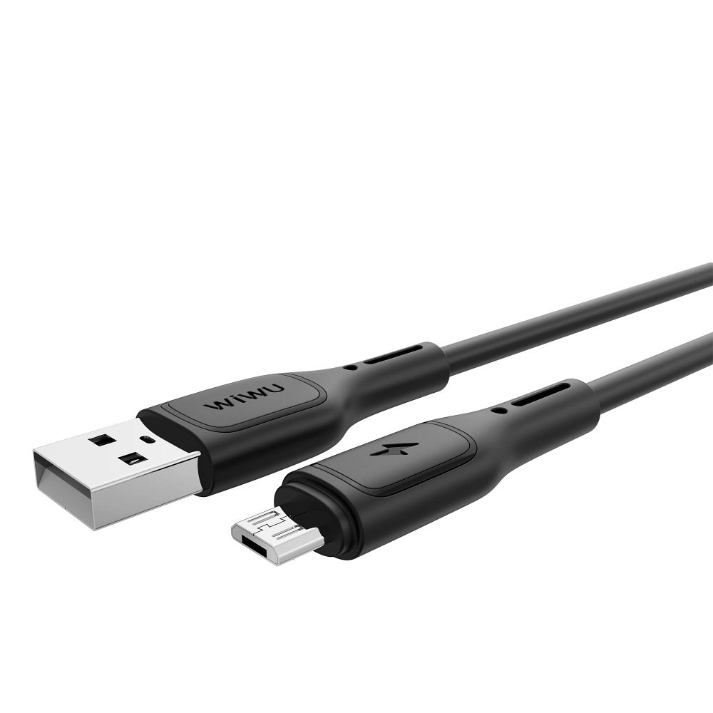 WiWU Kabel USB serie Starlink Wi-C042E USB A na Micro USB 2,4A - černý