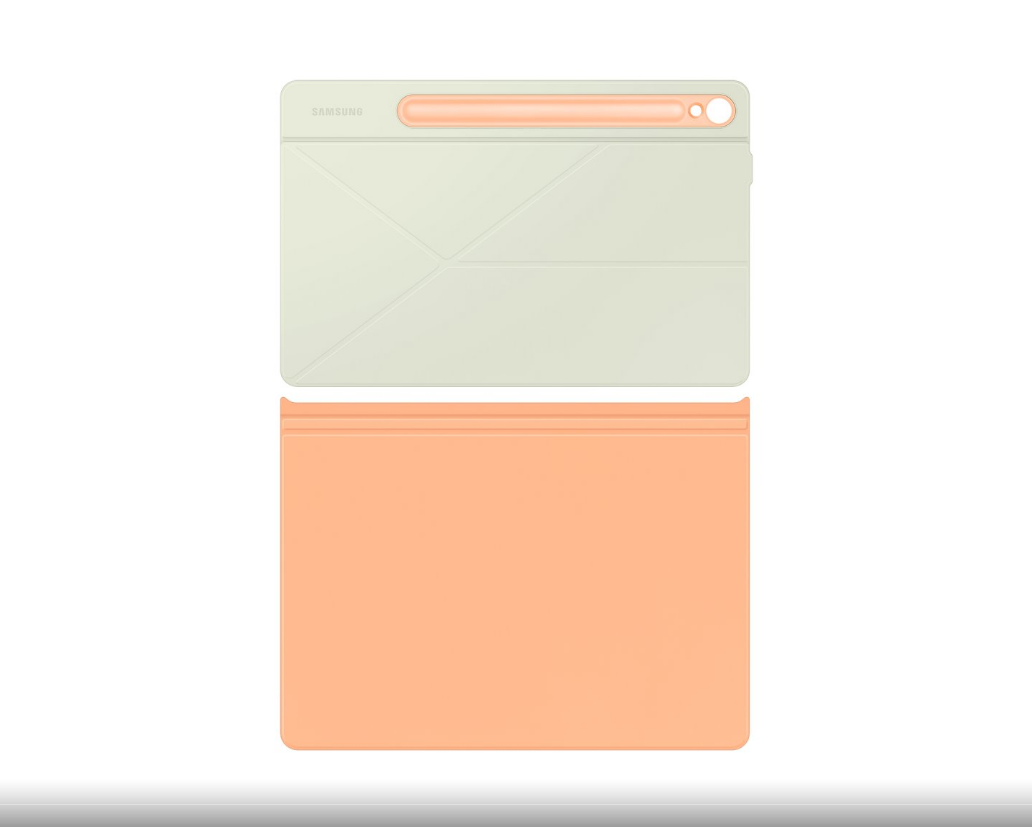 Samsung EF-BX710POE Smart Book pouzdro pro Galaxy Tab S9 / S9 FE – oranžové