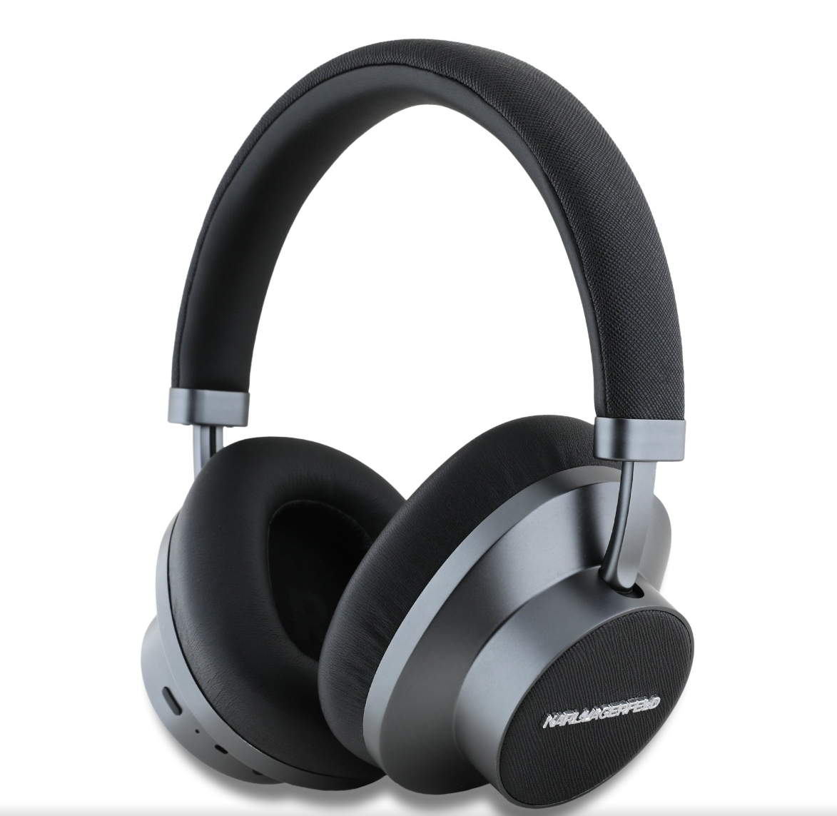 Karl Lagerfeld Saffiano Metal Logo ANC/ENC bezdrátová sluchátka černá