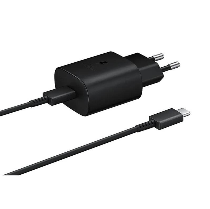 Samsung 25W USB-C nabíječka s kabelem černá (Bulk)