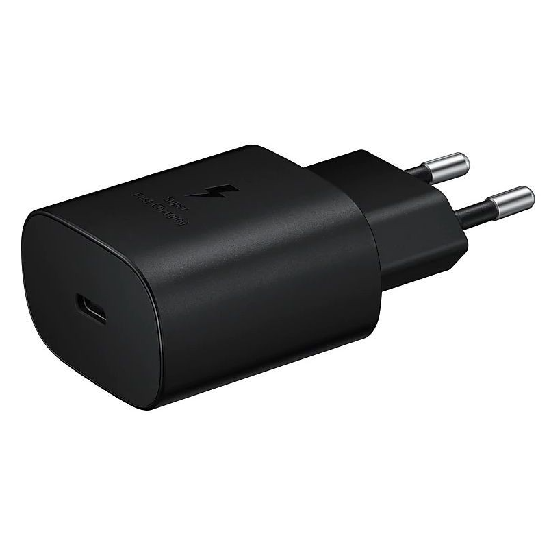 Samsung USB-C 25W Cestovní nabíječka Black (OOB Bulk) EP-TA800EBE