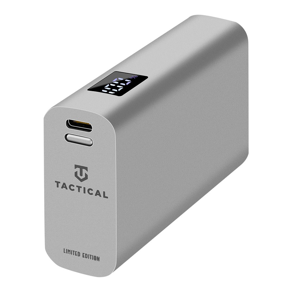 Tactical EDC Brick powerbanka 9600mAh stříbrná