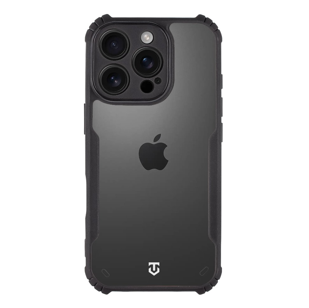 Tactical Quantum Stealth Kryt pro Apple iPhone 16 Pro čirý/černý