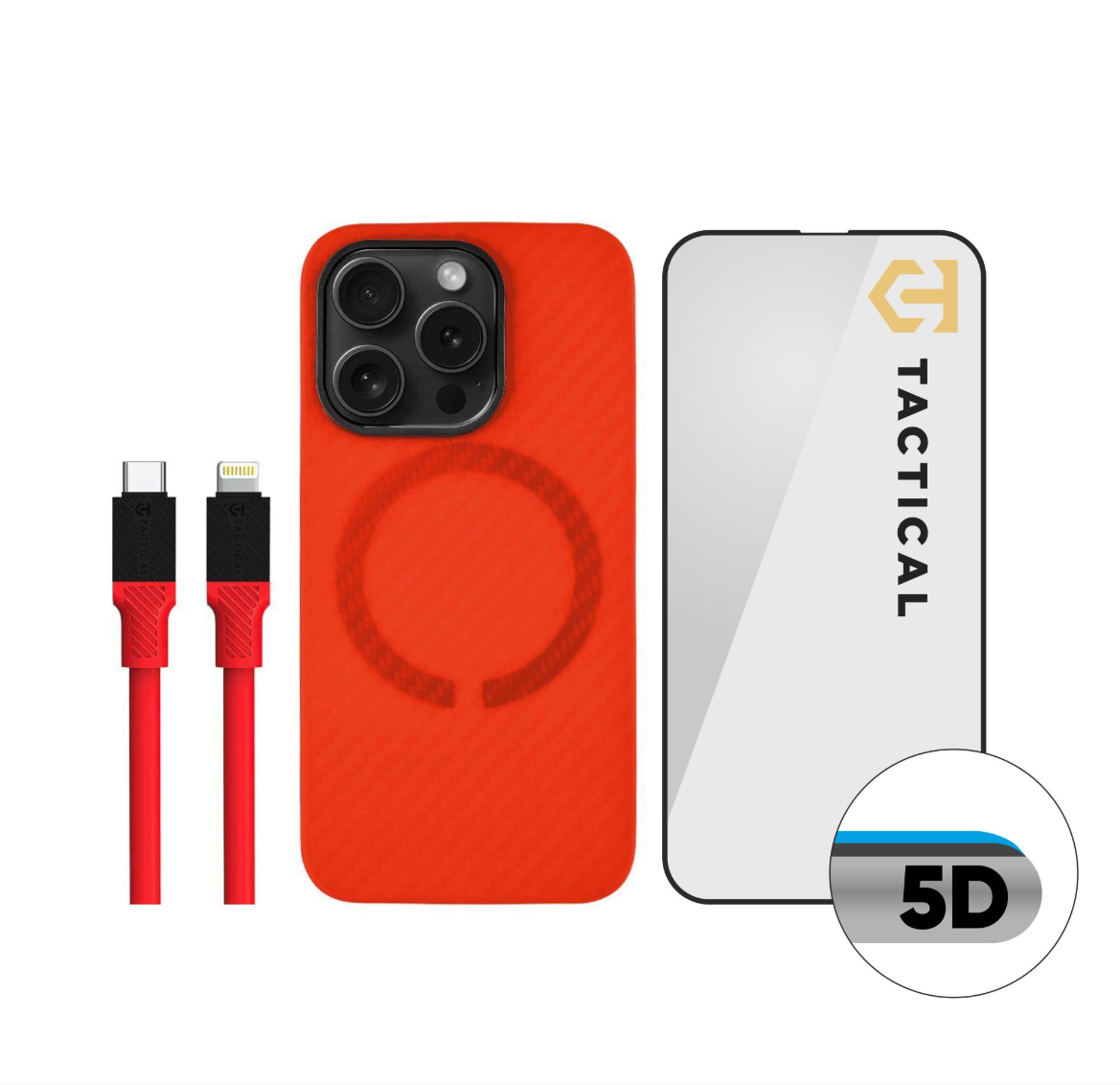 Tactical Red Limited Edition Combo pro Apple iPhone 14 Pro červené