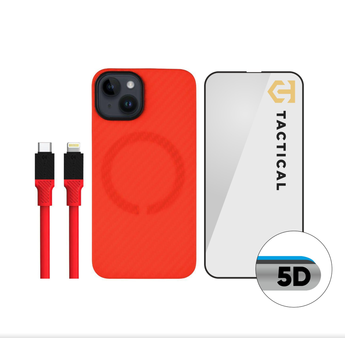 Tactical Red Limited Edition Combo pro Apple iPhone 14 červené