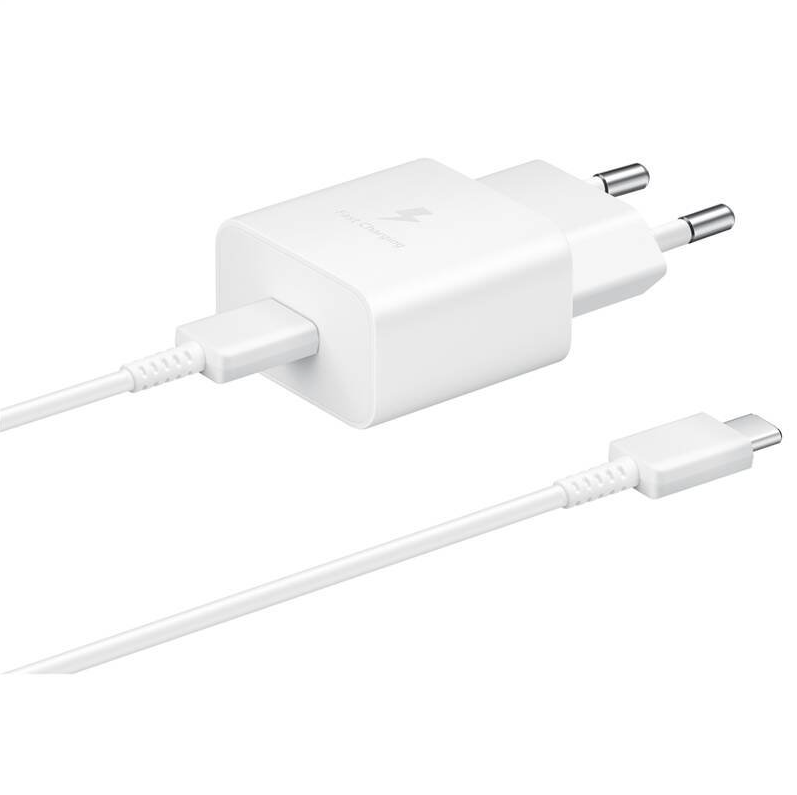 Samsung 15W USB-C nabíječka s kabelem bílá (EP-T1510XWEGEU)