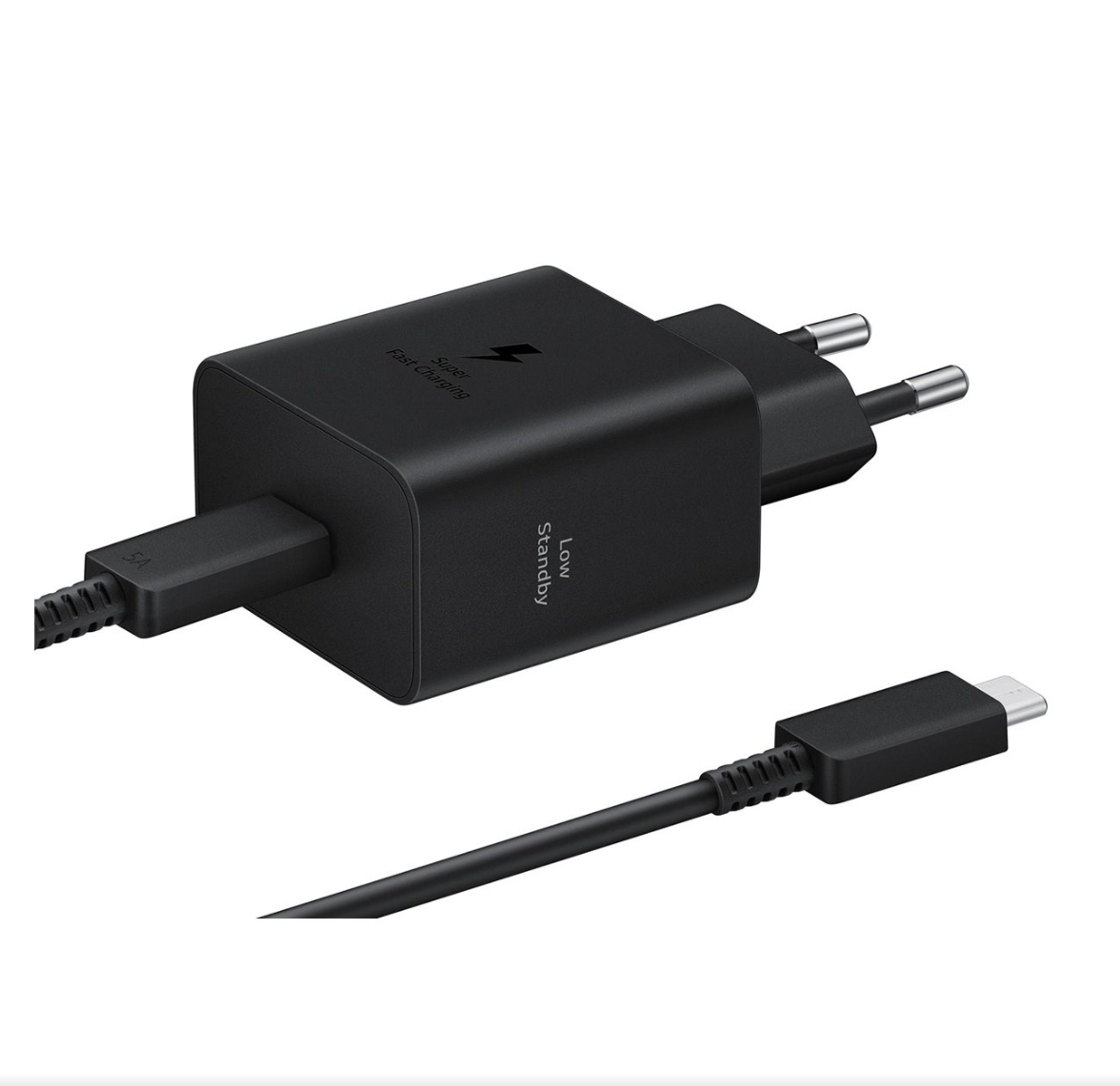Samsung USB-C 45 W cestovní nabíječka + USB-C ↔ USB-C kabel 1,8 m – černá EP-T4511XBE