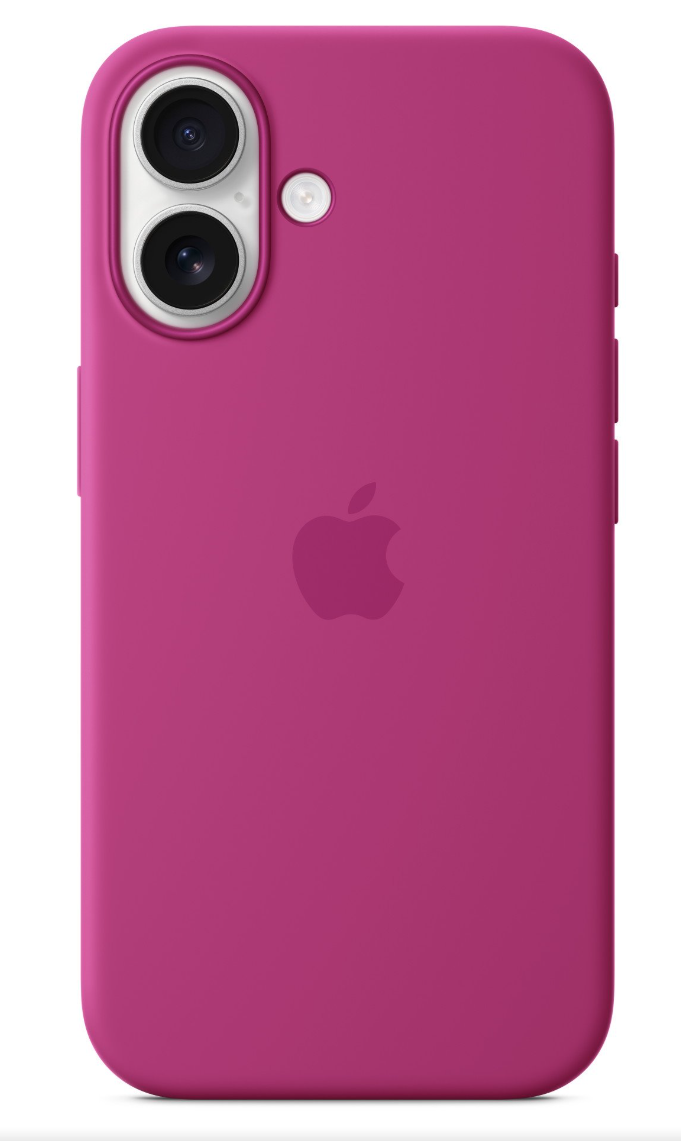 Apple Silikonový zadní s MagSafe Fuchsiový, iPhone 16 (MYY53ZM/A)
