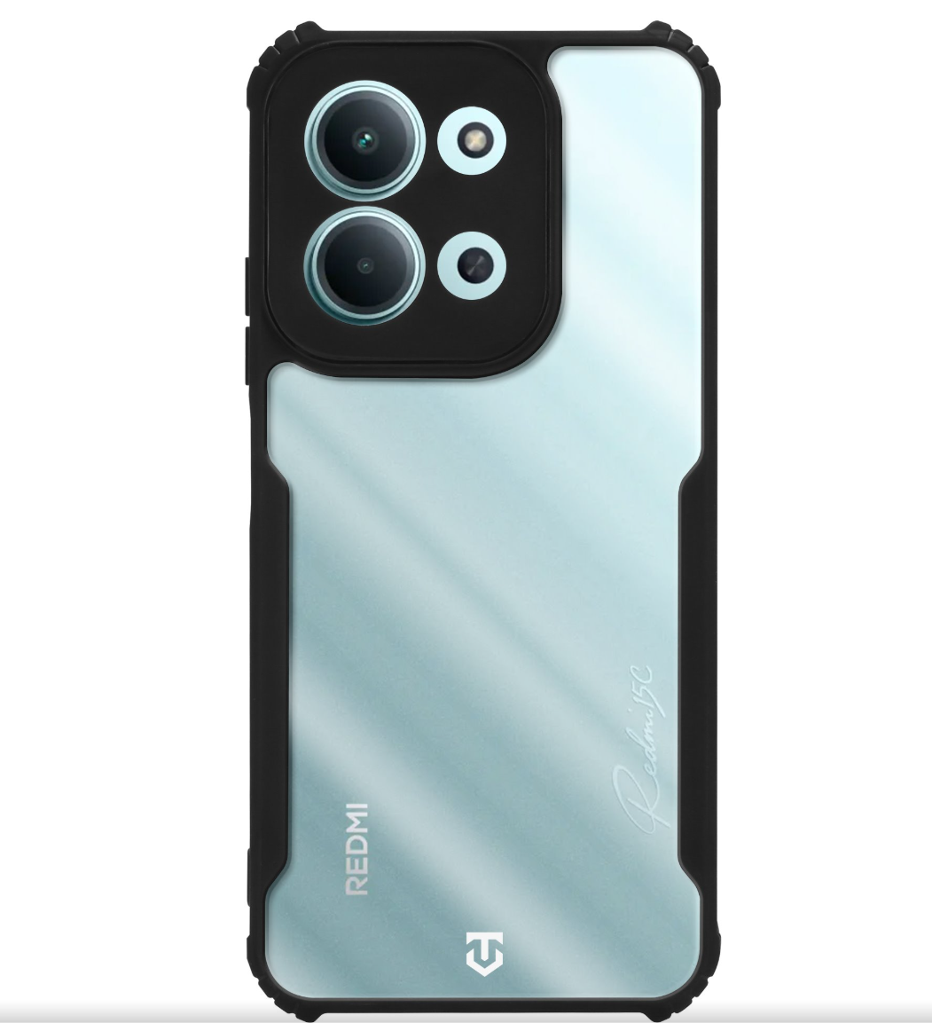 Tactical Quantum Stealth Kryt pro Xiaomi Redmi 15C 4G/5G – Clear/Black