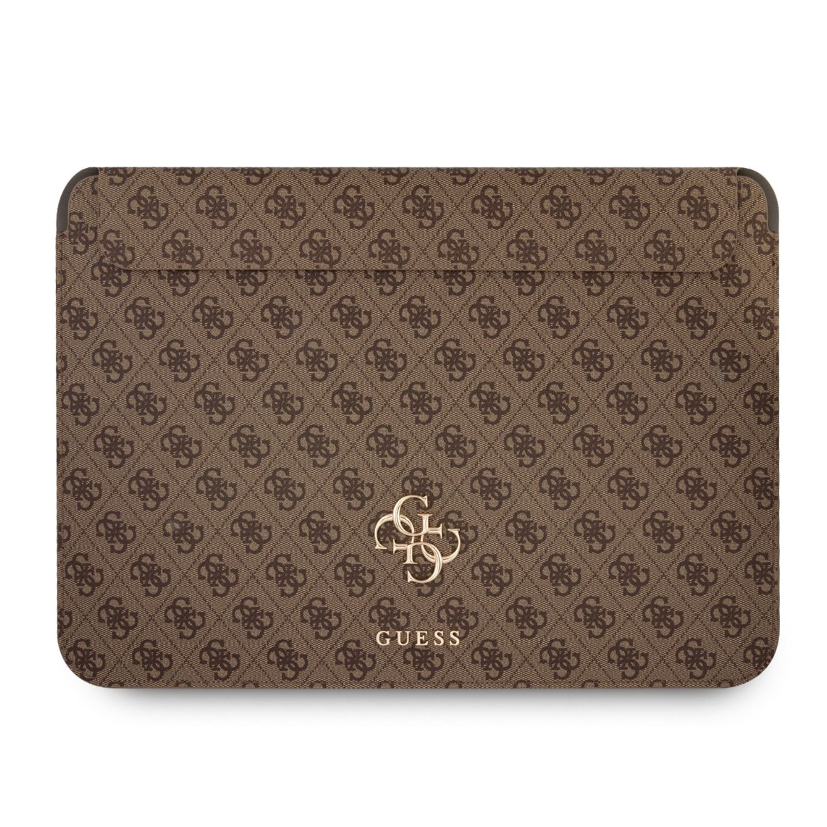 Guess 4G Metal Logo Computer Sleeve 13" – Hnědá