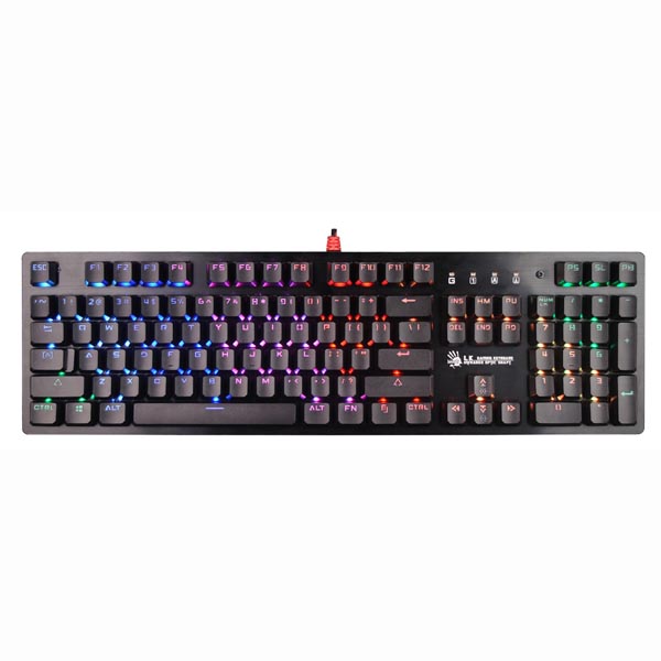 A4Tech B820R klávesnice drátová (USB) CZ, černá mechanická