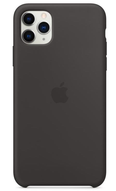 Apple silikonový kryt iPhone 11 Pro Max černý