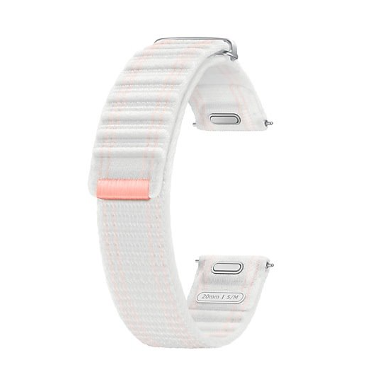 Samsung Textilní Řemínek 20mm S/M pro Galaxy Watch – Bílý