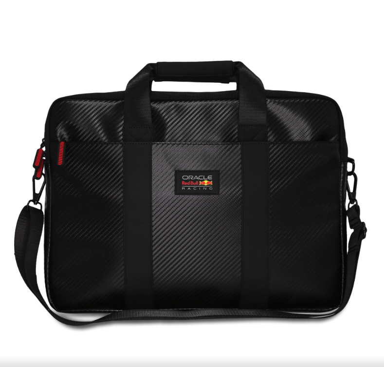 Oracle Red Bull Racing PU Carbon taška na notebook 15/16" černá
