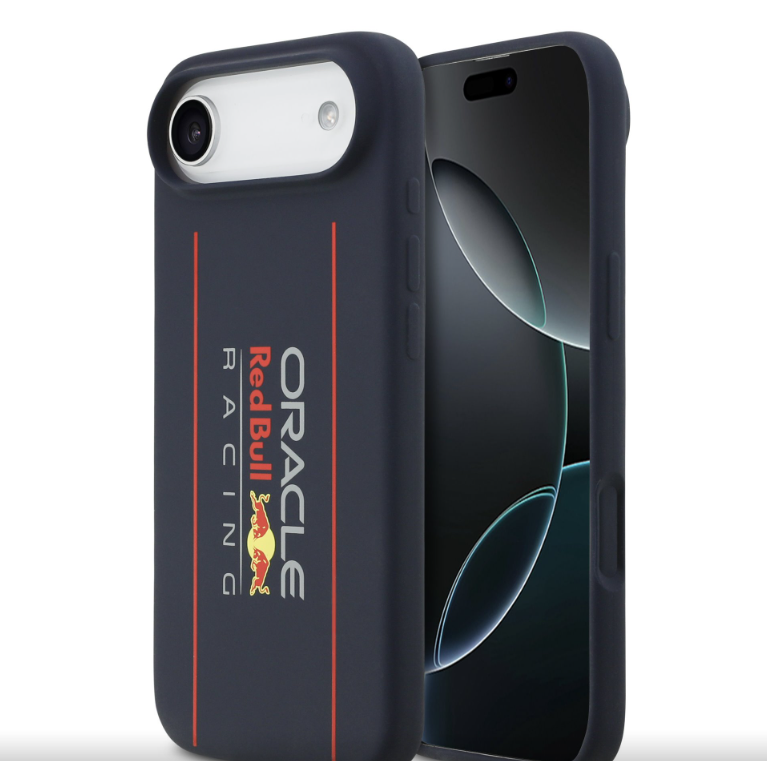 Oracle Red Bull Silicone Vertical Logo MagSafe kryt iPhone Air modrý