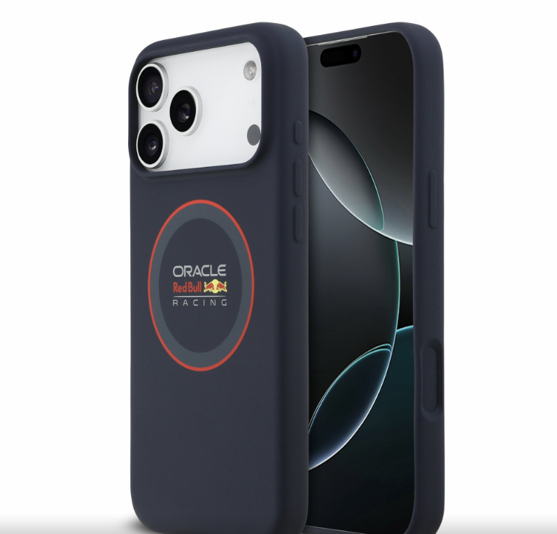 Oracle Red Bull Silicone Red Ring MagSafe kryt iPhone 17 Pro Max modrý