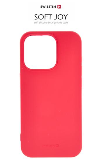 Pouzdro Swissten Soft Joy Pro pro Apple iPhone 15 Pro – červené