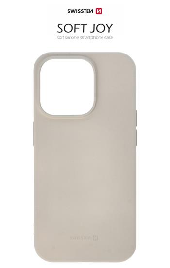 Pouzdro Swissten Soft Joy Pro pro Apple iPhone 15 Pro – kamenně šedé