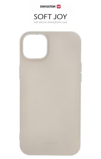 Pouzdro Swissten Soft Joy Pro pro Apple iPhone 15 Plus – kamenně šedé