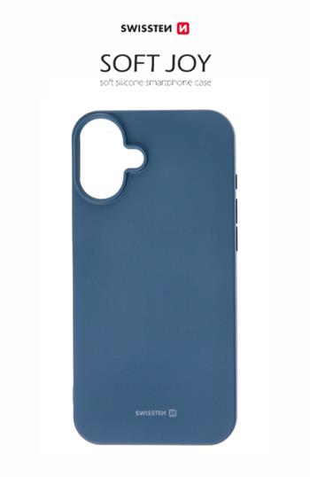 Pouzdro Swissten Soft Joy Pro pro Apple iPhone 16 – modré