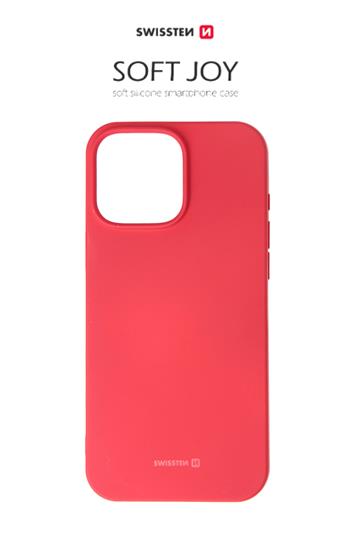 Pouzdro Swissten Soft Joy Pro pro Apple iPhone 16 Pro – červené