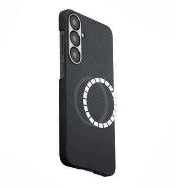 Pouzdro Swissten MagCarbon Pro pro Samsung Galaxy S25 Plus 5G – černé