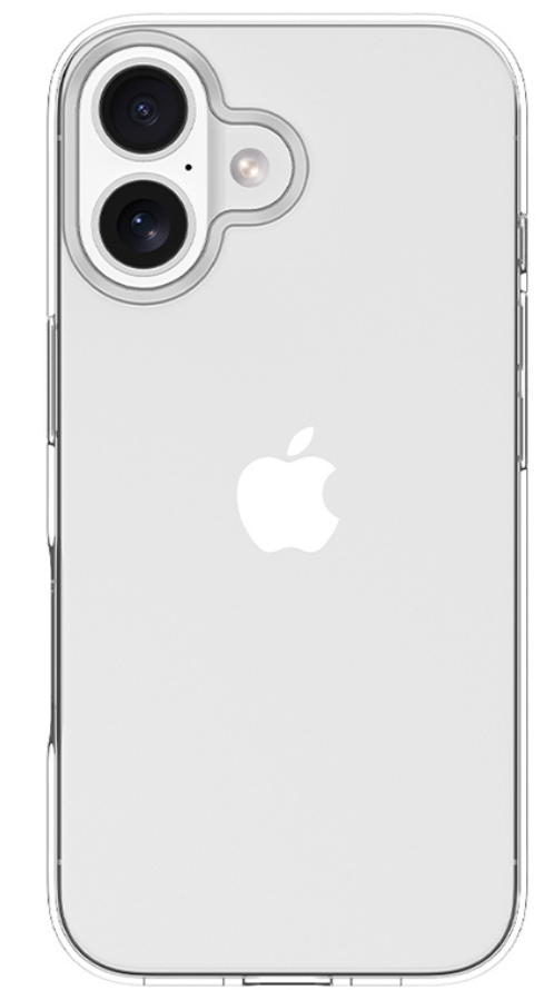 Devia Naked TPU obal pro iPhone 16 Plus - Transparentní