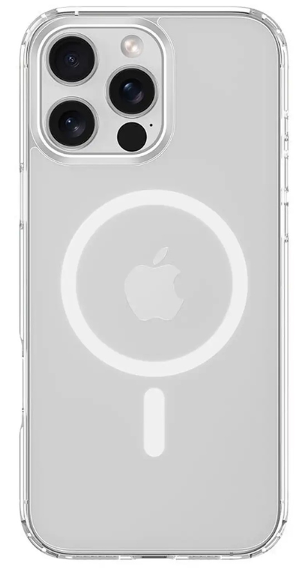Devia Pure Clear Magnetic Shockproof obal pro iPhone 16 Pro Max - Transparentní