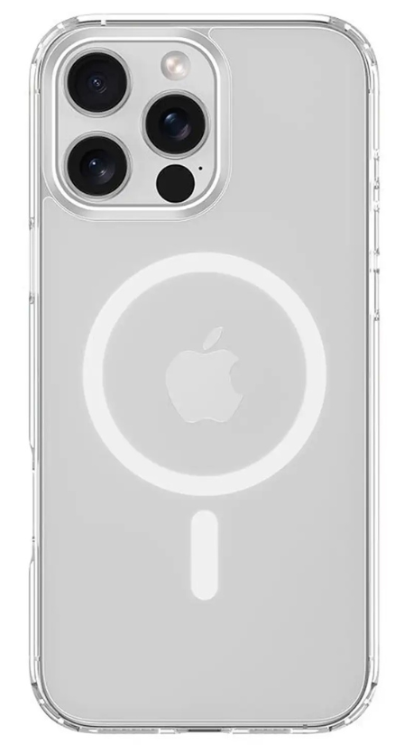Devia Pure Clear Magnetic Shockproof obal pro iPhone 15 - Transparentní