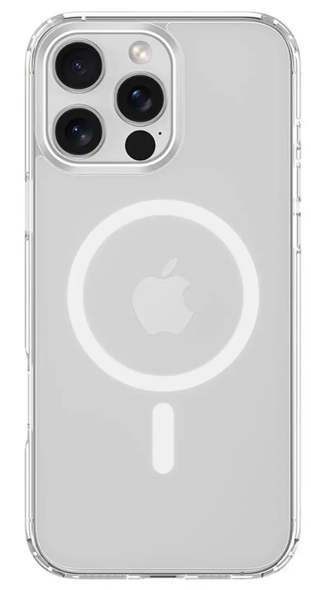 Devia Pure Clear Magnetic Shockproof obal pro iPhone 15 Pro - Transparentní