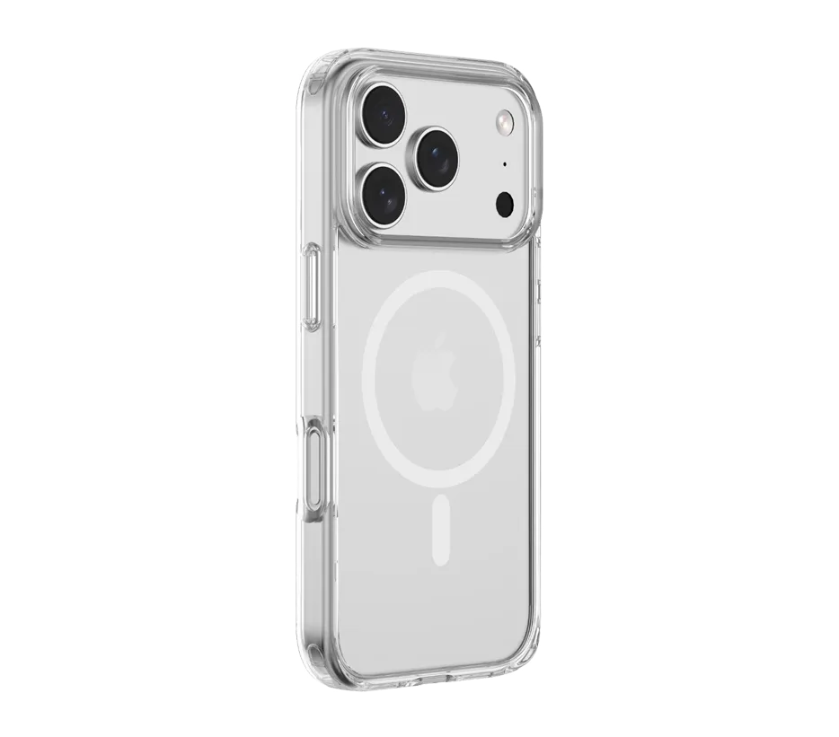 Devia Pure Clear Magnetic Shockproof obal pro iPhone 17 Pro Max Transparentní