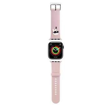 Karl Lagerfeld Karl Head NFT Řemínek pro Apple Watch 38/40/41 Pink