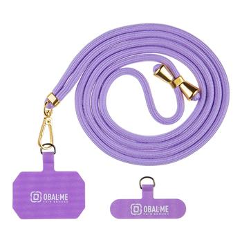 Levně OBAL:ME NeckTag Allure Popruh na Telefon Purple