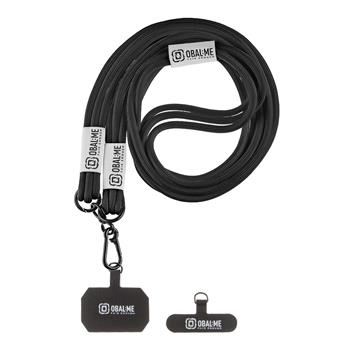 Levně OBAL:ME NeckTag Trio Popruh na Telefon Black