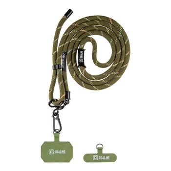 Levně OBAL:ME NeckTag Popruh na Telefon Army Green