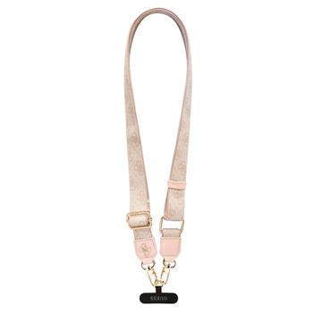 Levně Guess Crossbody Popruh PU 4G Metal Logo Pink