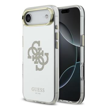 Levně Guess PC/TPU Mirror 4G Glitter Logo MagSafe Zadní Kryt pro iPhone Air Gold