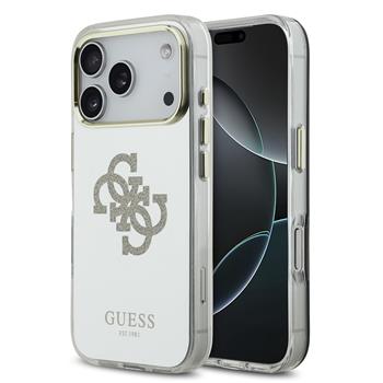 Guess PC/TPU Mirror 4G Glitter Logo MagSafe kryt iPhone 17 Pro zlatý