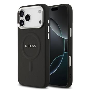Guess PU Saffiano MagSafe kryt iPhone 17 Pro Max černý